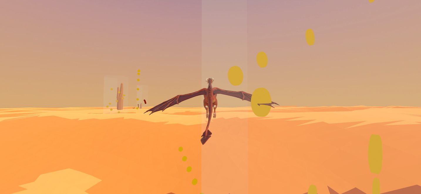 Gliding over the dunes of Liwa