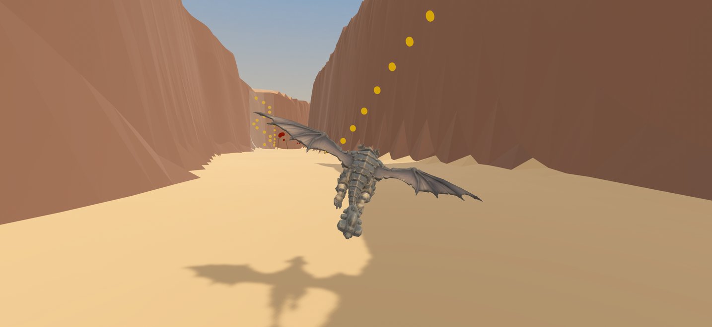 Brakkar flying through the canyons of Hatta