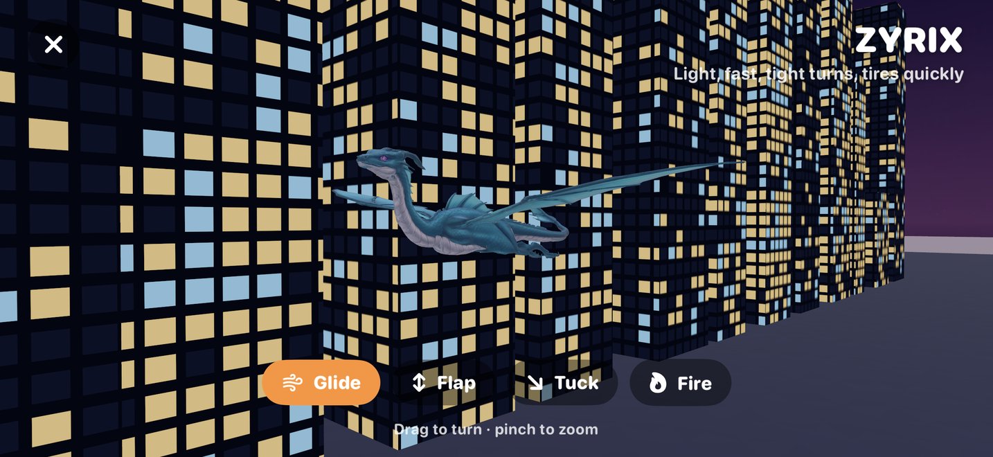 Zyrix, the fastest dragon